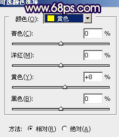 PS把街拍时尚美女图片调成漂亮暖色调