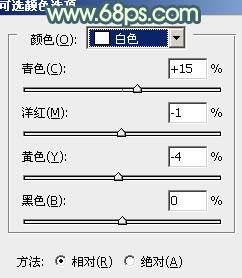 如何PS调出柔美青黄色的可爱女生照片