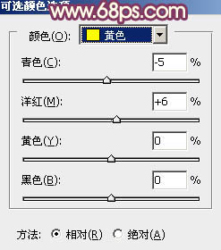 PS调出秋天色彩的娇小可爱女生照片