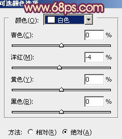 PS调出粉褐色野花丛中的户外写真照片