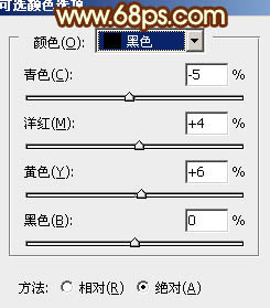 PS调制色彩鲜艳的橙绿色阳光少女照片