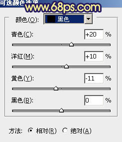 黄紫色渐变草地背景的女孩照片调色处理