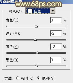 PS怎么调出柔和米黄色草地女孩照片