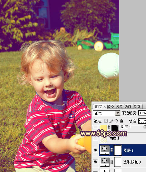 打造阳光欢快儿童照片色彩的PS教程