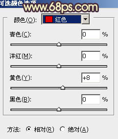 如何调出黄紫色树林女孩照片的PS方法