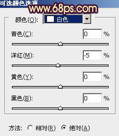 PS把青绿色草地人物照片调成橙黄色