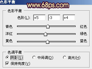 PS把青绿色草地人物照片调成橙黄色