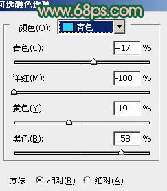 学习青绿色唯美写真照片处理的PS教程