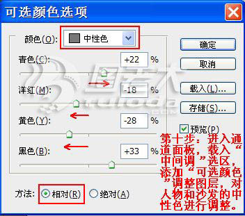 黄褐色模特写真照片处理的PS教程