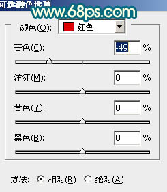 调制橙色光亮美女头像照片的PS教程