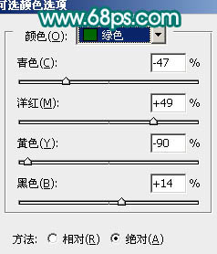 漂亮青色美女婚片调色处理教程