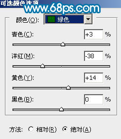 PS打造唯美的鲜艳绿色公园风景照片