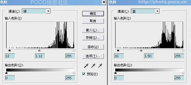 PS快速调出浅蓝色浪漫情侣照片