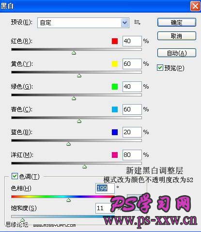 调制中性灰调写真照片的PS教程