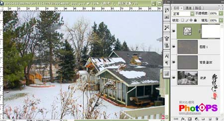 提亮数码雪景照片的PS美化教程