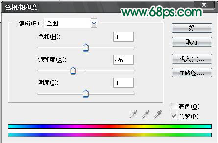 润色柔化红色婚纱照片的PS教程