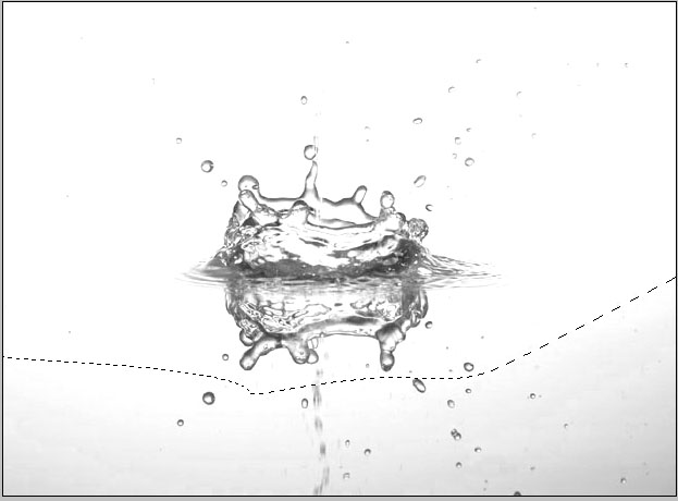 学习透明水滴照片的抠图教程
