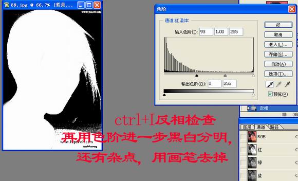 利用通道对复杂图片进行抠图