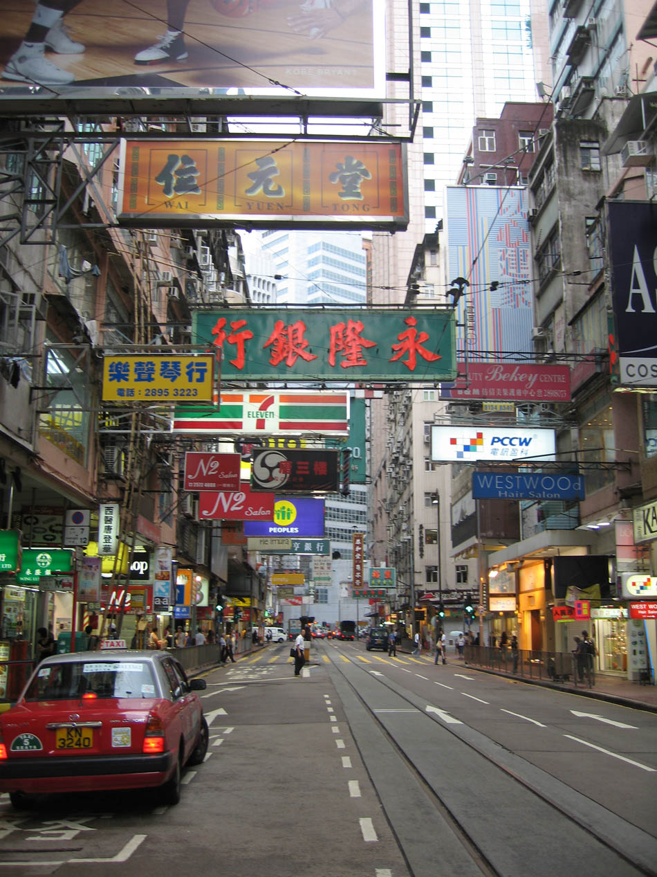 调出复古风格香港街道照片的PS教程