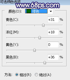 调出橙色逆光树林新娘婚纱照片的PS教程