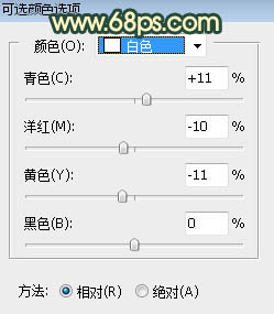 用PS调制美化青黄色夏季树林人物照片