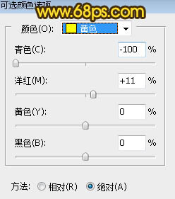 PS调出暗调冷色霞光色彩的外景人物照片