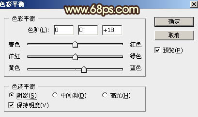 PS调出杂草丛中的黄褐色晨曦人物照片