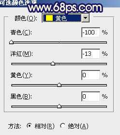 用PS打造唯美梦境蓝褐色草原人物照片