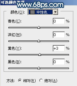 调出暗褐色晨曦美女照片的PS教程