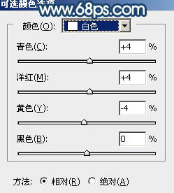 调出暗褐色晨曦美女照片的PS教程