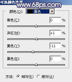 调出秋季黄绿色草地美女照片的PS教程