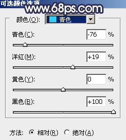 调出金色霞光户外美女图片的PS教程