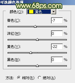 用PS调出秋季橙绿色草地背景美女图片