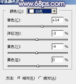 调出阳光青蓝色草地美女照片的PS教程