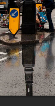 把城市路面调成雨水湿润效果的PS教程