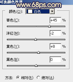 PS把公园里面的漂亮女生照片调成红褐色