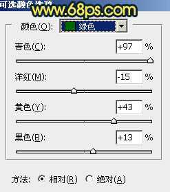 用PS调出冷调青黄色街拍情侣照片