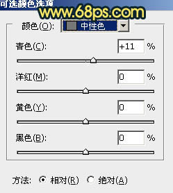 用PS调出冷调青黄色街拍情侣照片