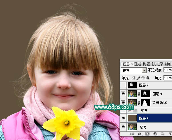 儿童照片超强通道抠图换背景的PS教程