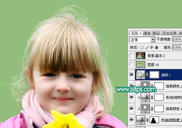 儿童照片超强通道抠图换背景的PS教程