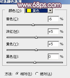 PS调出秋季金黄色的果子美女图片