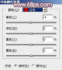 PS调出秋季金黄色的果子美女图片