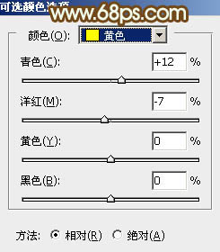 用PS把清纯女生图片调成唯美橙绿色