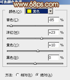 PS打造秋季金黄色草地上的长发美女图片