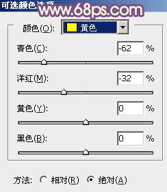 PS调出金秋时节的树林婚纱照片色彩