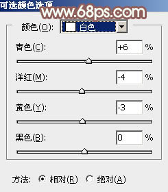 调出唯美水红色草地上的漂亮美女照片