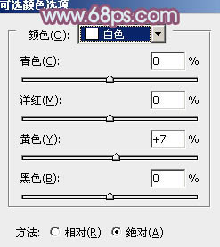 PS调出秋季青黄色的户外草原人物照片