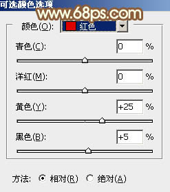 PS调出黄褐色虚化背景的漂亮女生照片