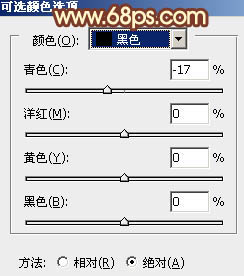 用PS把外景美女照片调成艳丽橙褐色