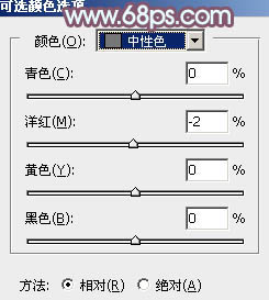 用PS把户外人物照片背景调成青褐色